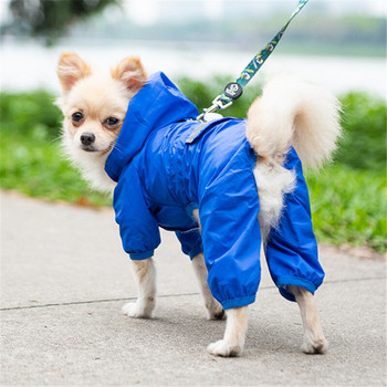 Αδιάβροχο σκύλου αντανακλαστικά ρούχα για κατοικίδια Ρούχα σκυλιών Αδιάβροχη φόρμα μπουφάν Yorkie Poodle Bichon Pomeranian Schnauzer Corgi παλτό