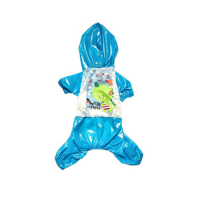 FODOG Nová kreslená mikina s kapucňou, pršiplášť, overal, oblečenie pre domáce zvieratá, pes a mačka, opaľovací krém, nepremokavá mikina s kapucňou, bunda, šteňa, pršiplášť