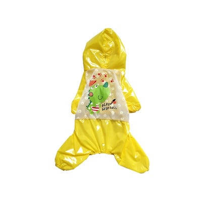 FODOG Nová kreslená mikina s kapucňou, pršiplášť, overal, oblečenie pre domáce zvieratá, pes a mačka, opaľovací krém, nepremokavá mikina s kapucňou, bunda, šteňa, pršiplášť