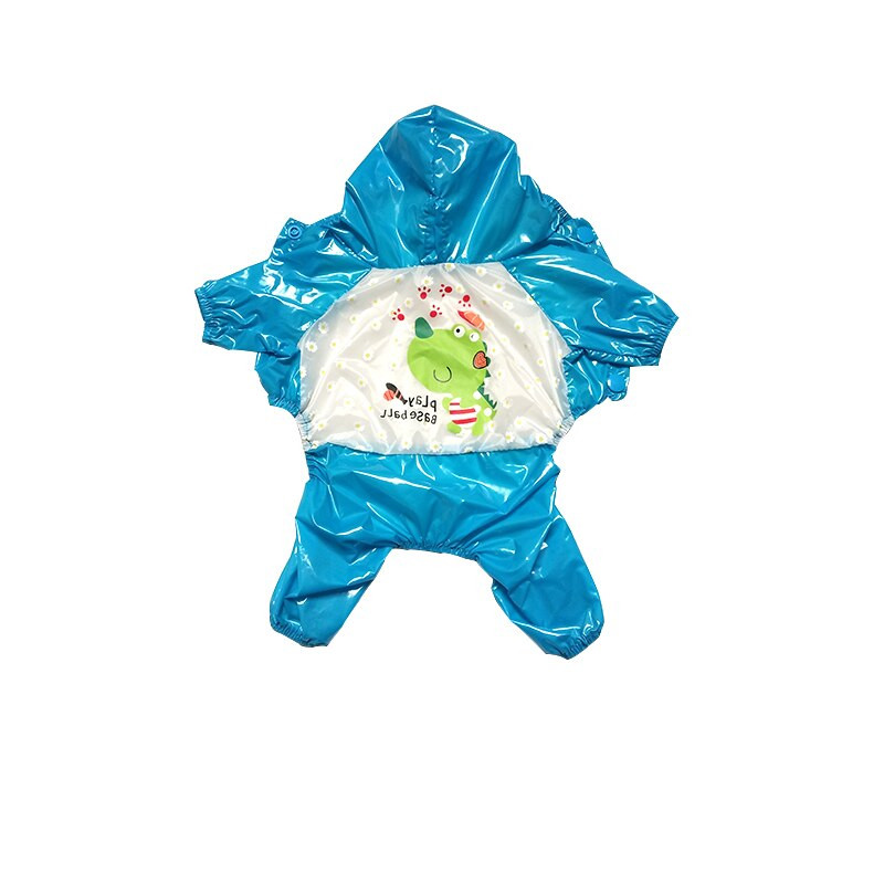 FODOG Nová kreslená mikina s kapucňou, pršiplášť, overal, oblečenie pre domáce zvieratá, pes a mačka, opaľovací krém, nepremokavá mikina s kapucňou, bunda, šteňa, pršiplášť