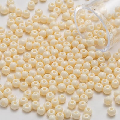 Sklenené korálky Toho na ručné vyšívanie 3 mm okrúhle, plné, nádherné farby, nepriehľadné, lesklé, 10 g/tuba 300 ks