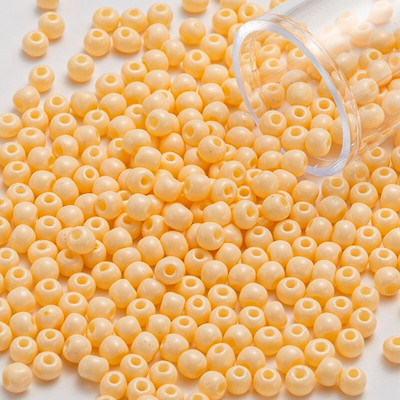 Sklenené korálky Toho na ručné vyšívanie 3 mm okrúhle, plné, nádherné farby, nepriehľadné, lesklé, 10 g/tuba 300 ks