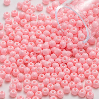 Sklenené korálky Toho na ručné vyšívanie 3 mm okrúhle, plné, nádherné farby, nepriehľadné, lesklé, 10 g/tuba 300 ks