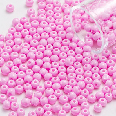 Sklenené korálky Toho na ručné vyšívanie 3 mm okrúhle, plné, nádherné farby, nepriehľadné, lesklé, 10 g/tuba 300 ks