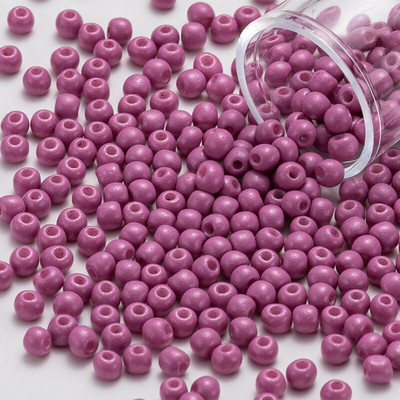 Sklenené korálky Toho na ručné vyšívanie 3 mm okrúhle, plné, nádherné farby, nepriehľadné, lesklé, 10 g/tuba 300 ks