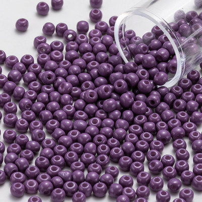 Sklenené korálky Toho na ručné vyšívanie 3 mm okrúhle, plné, nádherné farby, nepriehľadné, lesklé, 10 g/tuba 300 ks