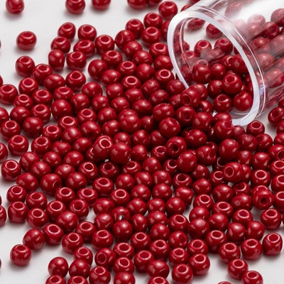 Generic Toho mărgele din sticlă pentru broderie manuală 3mm rotunde solide Culori superbe Opac lucios 10G/Tub 300buc