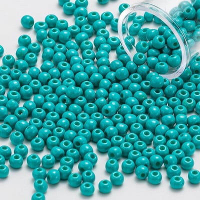 Sklenené korálky Toho na ručné vyšívanie 3 mm okrúhle, plné, nádherné farby, nepriehľadné, lesklé, 10 g/tuba 300 ks