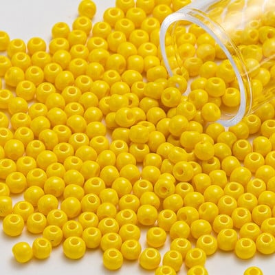 Sklenené korálky Toho na ručné vyšívanie 3 mm okrúhle, plné, nádherné farby, nepriehľadné, lesklé, 10 g/tuba 300 ks