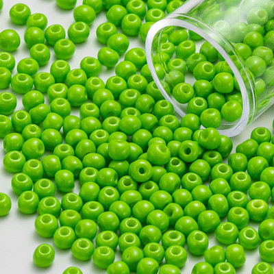Sklenené korálky Toho na ručné vyšívanie 3 mm okrúhle, plné, nádherné farby, nepriehľadné, lesklé, 10 g/tuba 300 ks