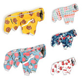 Lemmikloomade rõivad Veekindel kõikehõlmav koerte vihmamantel, mis sobib väikestele keskmistele koertele Neljajalgsete kapuutsiga Corgi puudlikoera vihmamantel