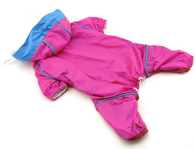 Koera vihmamantel Lemmiklooma jope Kutsika õues riided Veekindel kapuutsiga vihmamantel