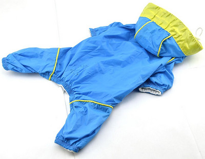 Koera vihmamantel Lemmiklooma jope Kutsika õues riided Veekindel kapuutsiga vihmamantel