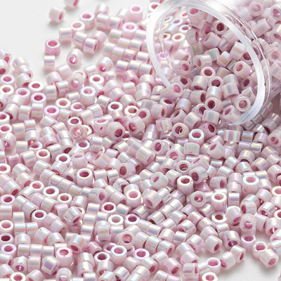 2MM 10/20/30 gramov Veľkoobchodné japonské generické korálky Miyuki Delica nepriehľadné pevné s AB Diy šijacie príslušenstvo 1200 ks/tuba
