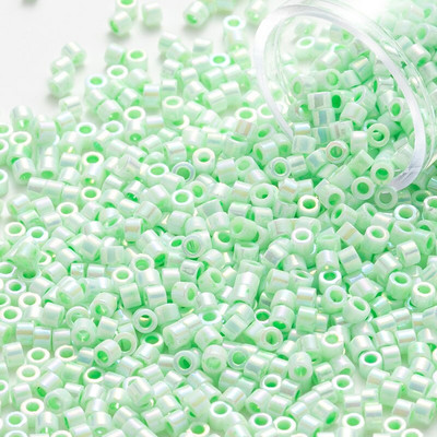 2MM 10/20/30 gramov Veľkoobchodné japonské generické korálky Miyuki Delica nepriehľadné pevné s AB Diy šijacie príslušenstvo 1200 ks/tuba