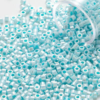 2MM 10/20/30 gramov Veľkoobchodné japonské generické korálky Miyuki Delica nepriehľadné pevné s AB Diy šijacie príslušenstvo 1200 ks/tuba