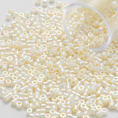 2MM 10/20/30 gramov Veľkoobchodné japonské generické korálky Miyuki Delica nepriehľadné pevné s AB Diy šijacie príslušenstvo 1200 ks/tuba