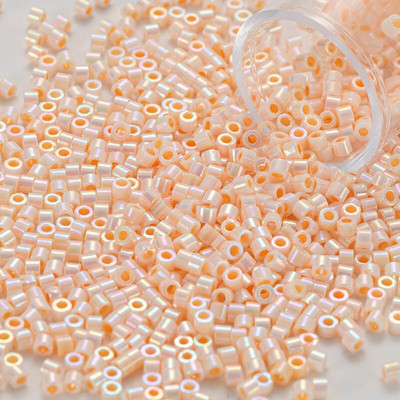 2MM 10/20/30 gramov Veľkoobchodné japonské generické korálky Miyuki Delica nepriehľadné pevné s AB Diy šijacie príslušenstvo 1200 ks/tuba