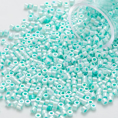 2MM 10/20/30 gramov Veľkoobchodné japonské generické korálky Miyuki Delica nepriehľadné pevné s AB Diy šijacie príslušenstvo 1200 ks/tuba