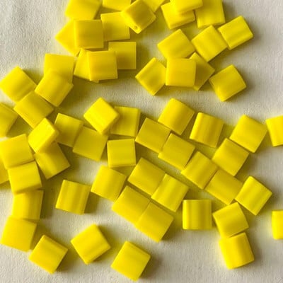 Korálky Taidian Miyuki Tila 5x5x1,9 mm, bohémsky štýl, nepriehľadné, ručne vyrobené na šperky, korálková výšivka 3 gramy/sada, približne 33 kusov