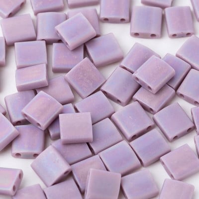 Korálky Taidian Miyuki Tila 5x5x1,9 mm, bohémsky štýl, nepriehľadné, ručne vyrobené na šperky, korálková výšivka 3 gramy/sada, približne 33 kusov