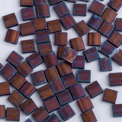 Korálky Taidian Miyuki Tila 5x5x1,9 mm, bohémsky štýl, nepriehľadné, ručne vyrobené na šperky, korálková výšivka 3 gramy/sada, približne 33 kusov