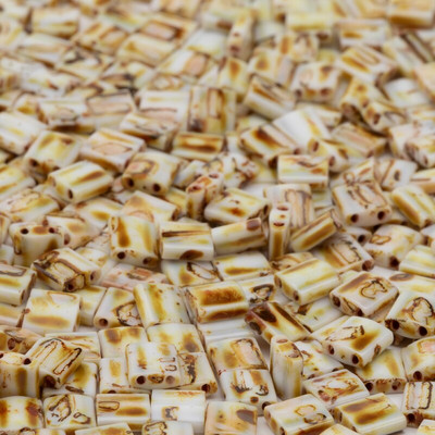 Korálky Taidian Miyuki Tila 5x5x1,9 mm, bohémsky štýl, nepriehľadné, ručne vyrobené na šperky, korálková výšivka 3 gramy/sada, približne 33 kusov