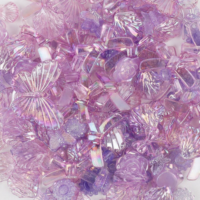 3 στυλ ακρυλικό λουλούδι πεταλούδα φιόγκο Χαλαρές χάντρες για DIY χειροποίητο βραχιόλι με αλυσίδα τηλεφώνου Αξεσουάρ κατασκευής κοσμημάτων V0840