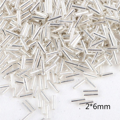 Mărgele de sticlă brodate în stil argintiu de 2-8mm Mărgele distanțiere din semințe de sticlă cehă Mărgele rotunde de cristal Accesoriu pentru bijuterii DIY A0114