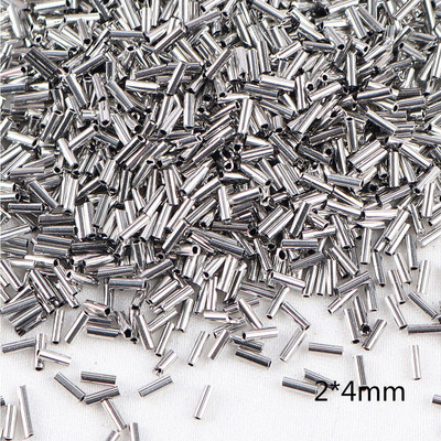 Mărgele de sticlă brodate în stil argintiu de 2-8mm Mărgele distanțiere din semințe de sticlă cehă Mărgele rotunde de cristal Accesoriu pentru bijuterii DIY A0114