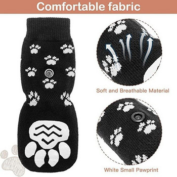 Pet Dog Shoes Socks Outdoor Indoor Waterproof Non-slip Dog Shoes Dog Cat Socks Pet Paw Protector for Small Medium Dogs perro