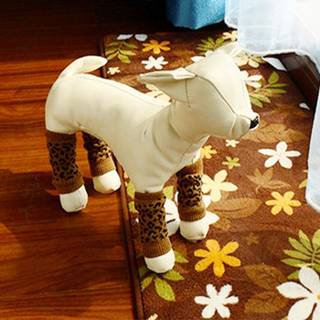 4 τεμ./σετ Puppy Dog Cat Winter Warm Cotton Pag Protection Coll Θερμότερα ποδιών Κάλτσες Γόνατο Κάλτσες Προμήθειες για κατοικίδια