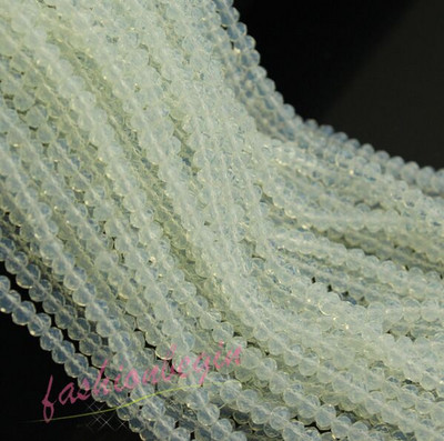 1 string 3/4/6/8mm ümara faktiga Austria kristallklaashelmed vahehoidja lahtine rant kaelakee jaoks DIY Käevõru ehete tegemine