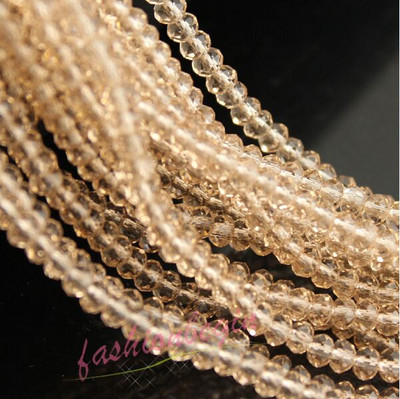 1 string 3/4/6/8mm ümara faktiga Austria kristallklaashelmed vahehoidja lahtine rant kaelakee jaoks DIY Käevõru ehete tegemine