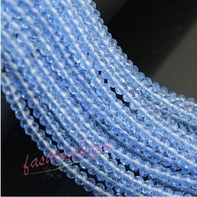 1 string 3/4/6/8mm ümara faktiga Austria kristallklaashelmed vahehoidja lahtine rant kaelakee jaoks DIY Käevõru ehete tegemine