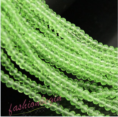 1 string 3/4/6/8mm ümara faktiga Austria kristallklaashelmed vahehoidja lahtine rant kaelakee jaoks DIY Käevõru ehete tegemine