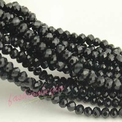 1 string 3/4/6/8mm ümara faktiga Austria kristallklaashelmed vahehoidja lahtine rant kaelakee jaoks DIY Käevõru ehete tegemine