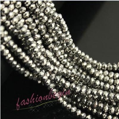 1 string 3/4/6/8mm ümara faktiga Austria kristallklaashelmed vahehoidja lahtine rant kaelakee jaoks DIY Käevõru ehete tegemine