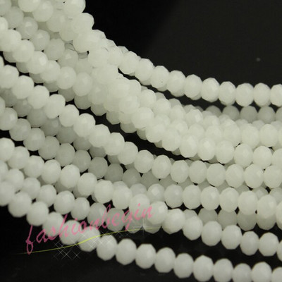 1 string 3/4/6/8mm ümara faktiga Austria kristallklaashelmed vahehoidja lahtine rant kaelakee jaoks DIY Käevõru ehete tegemine