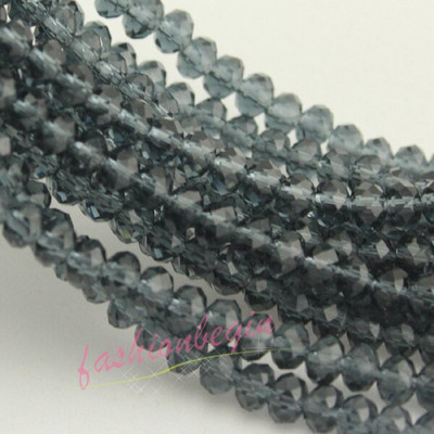 1 string 3/4/6/8mm ümara faktiga Austria kristallklaashelmed vahehoidja lahtine rant kaelakee jaoks DIY Käevõru ehete tegemine