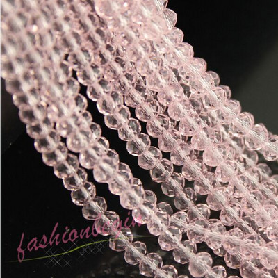 1 string 3/4/6/8mm ümara faktiga Austria kristallklaashelmed vahehoidja lahtine rant kaelakee jaoks DIY Käevõru ehete tegemine