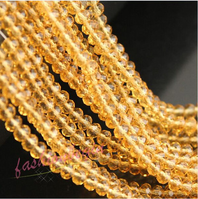 1 string 3/4/6/8mm ümara faktiga Austria kristallklaashelmed vahehoidja lahtine rant kaelakee jaoks DIY Käevõru ehete tegemine