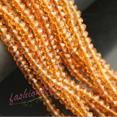 1 string 3/4/6/8mm ümara faktiga Austria kristallklaashelmed vahehoidja lahtine rant kaelakee jaoks DIY Käevõru ehete tegemine