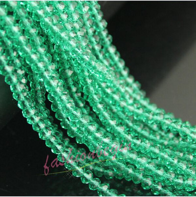 1 string 3/4/6/8mm ümara faktiga Austria kristallklaashelmed vahehoidja lahtine rant kaelakee jaoks DIY Käevõru ehete tegemine