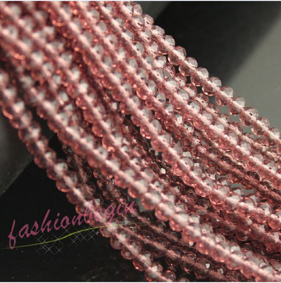 1 string 3/4/6/8mm ümara faktiga Austria kristallklaashelmed vahehoidja lahtine rant kaelakee jaoks DIY Käevõru ehete tegemine