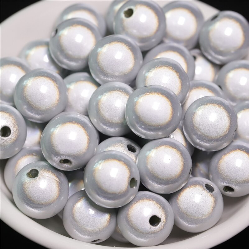 20-200 бр./лот 4 6 8 10 12 мм смесен цвят 3D илюзия Чудо мънисто Акрилни дистанционни разхлабени мъниста за дрехи за шиене на дрехи Ръчно изработени