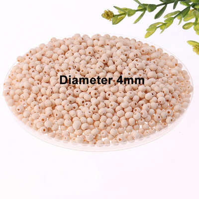 Bricolaj farmec din lemn natural margele rotunde 4-30 mm distanțier margele din lemn ecologice bile rotunde nefinisate fără plumb pentru realizarea de bijuterii