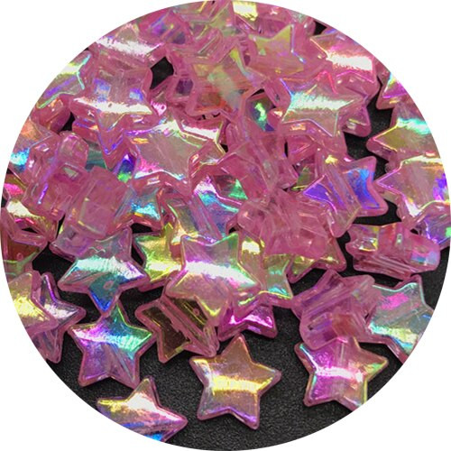 100 tk 10 mm tähekujulised akrüülist vahehelmed ehete valmistamiseks DIY käsitsi valmistatud käevõru kaelakee