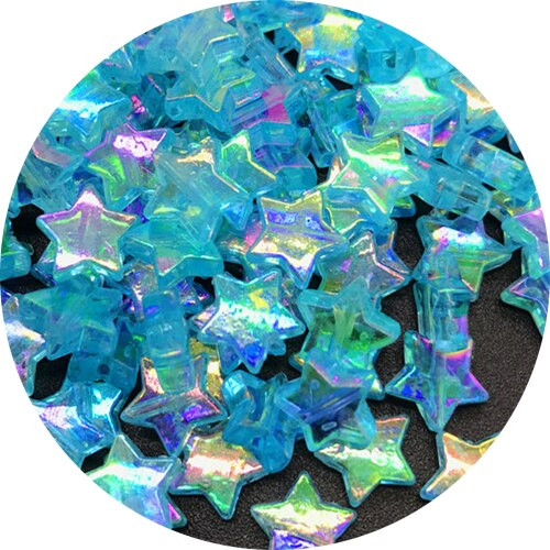 100 tk 10 mm tähekujulised akrüülist vahehelmed ehete valmistamiseks DIY käsitsi valmistatud käevõru kaelakee