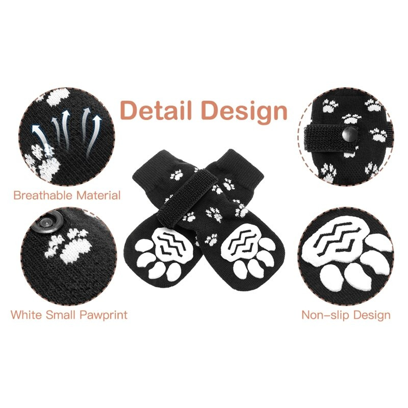 4 vnt. naminių šunų batai, kojinės lauke, viduje, vandeniui atsparūs, neslystantys šunų batai šunų kačių kojinės naminių gyvūnėlių letenų apsauga mažam vidutiniam dideliam šuniui